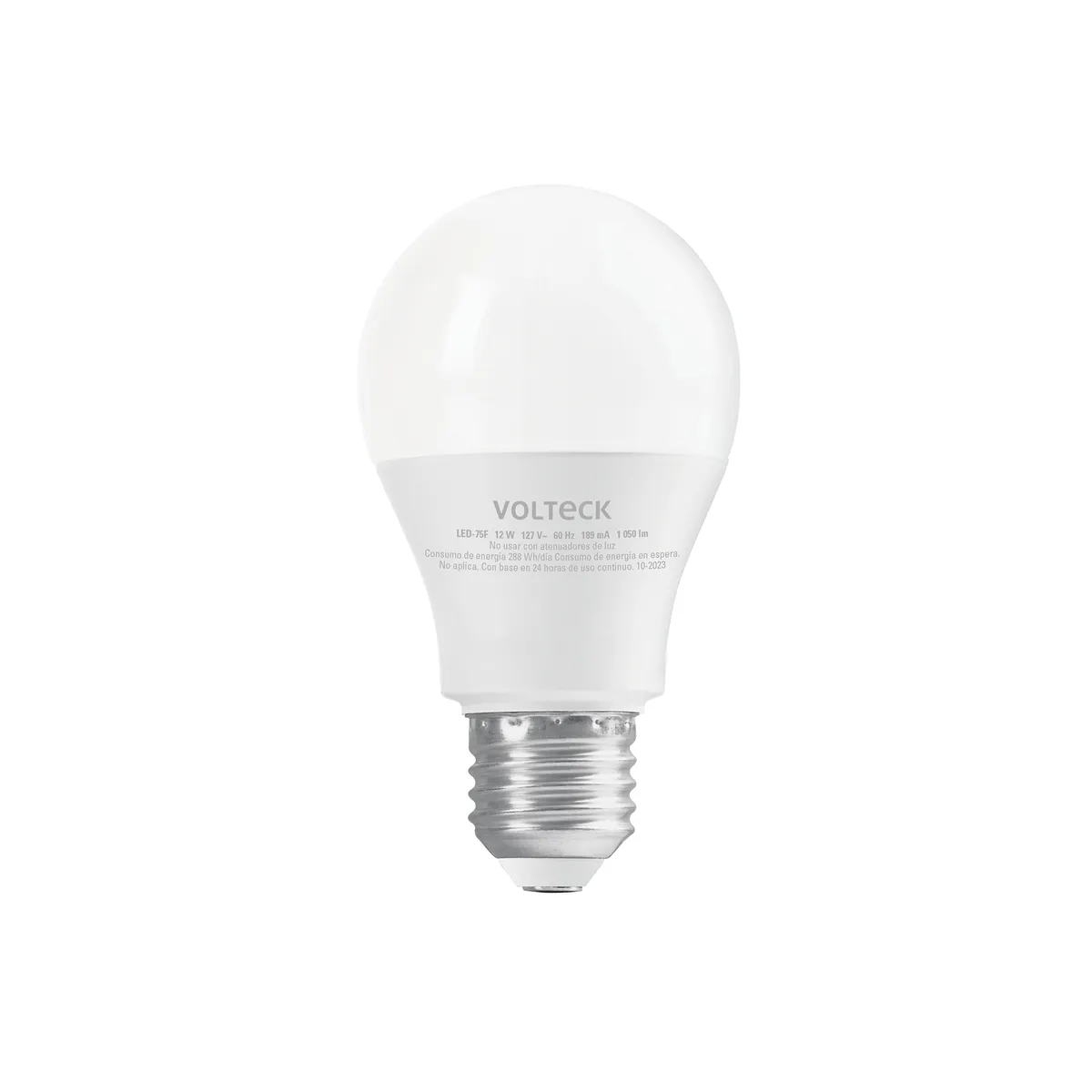 Foco LED 12 W (75 W) A19 6500 K 1050 lm en Blíster Volteck - 46860