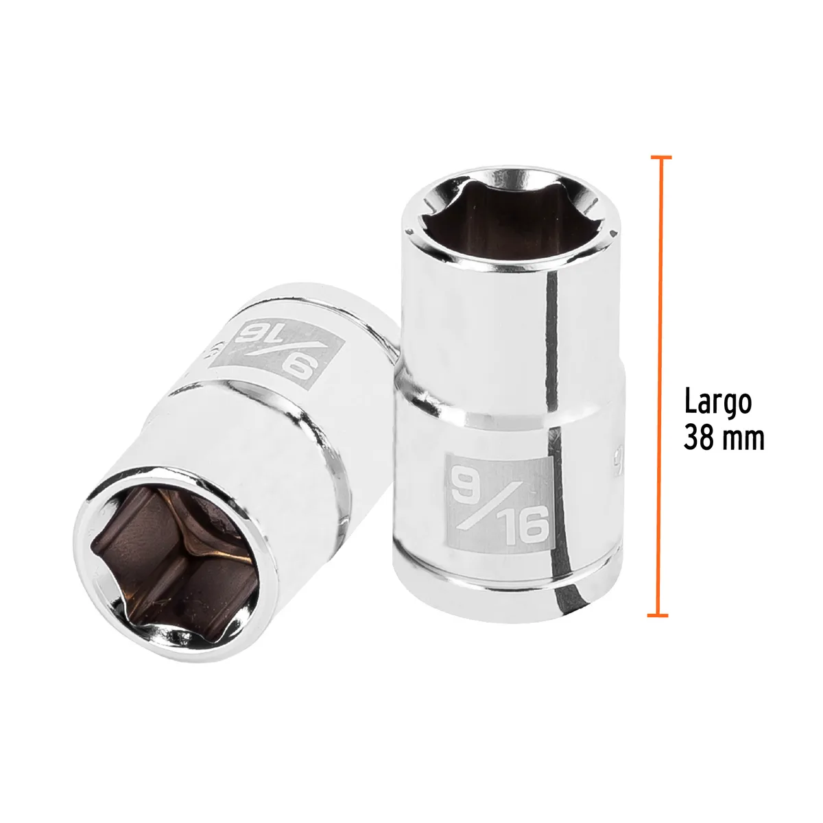 Dado de 9/16" 6 Puntas Cuadro 1/2" Truper - 13233