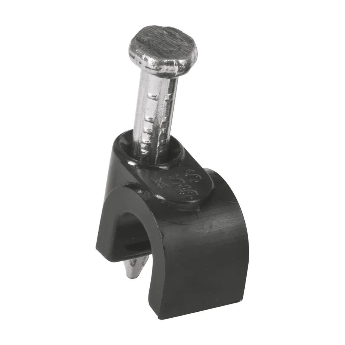 Bolsa con 20 Grapas Negras 8 mm para Cable Redondo Volteck - 48281
