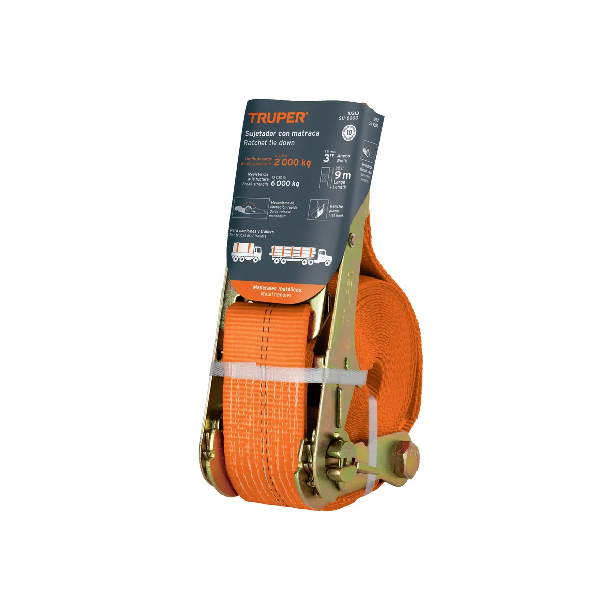 Sujetador con Matraca Truper SU-6000 - 10313