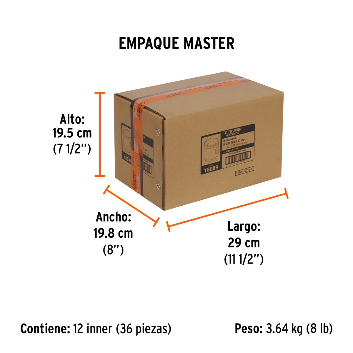 Brocasierra Bimetálica Truper Expert 1 1/16" - 18089