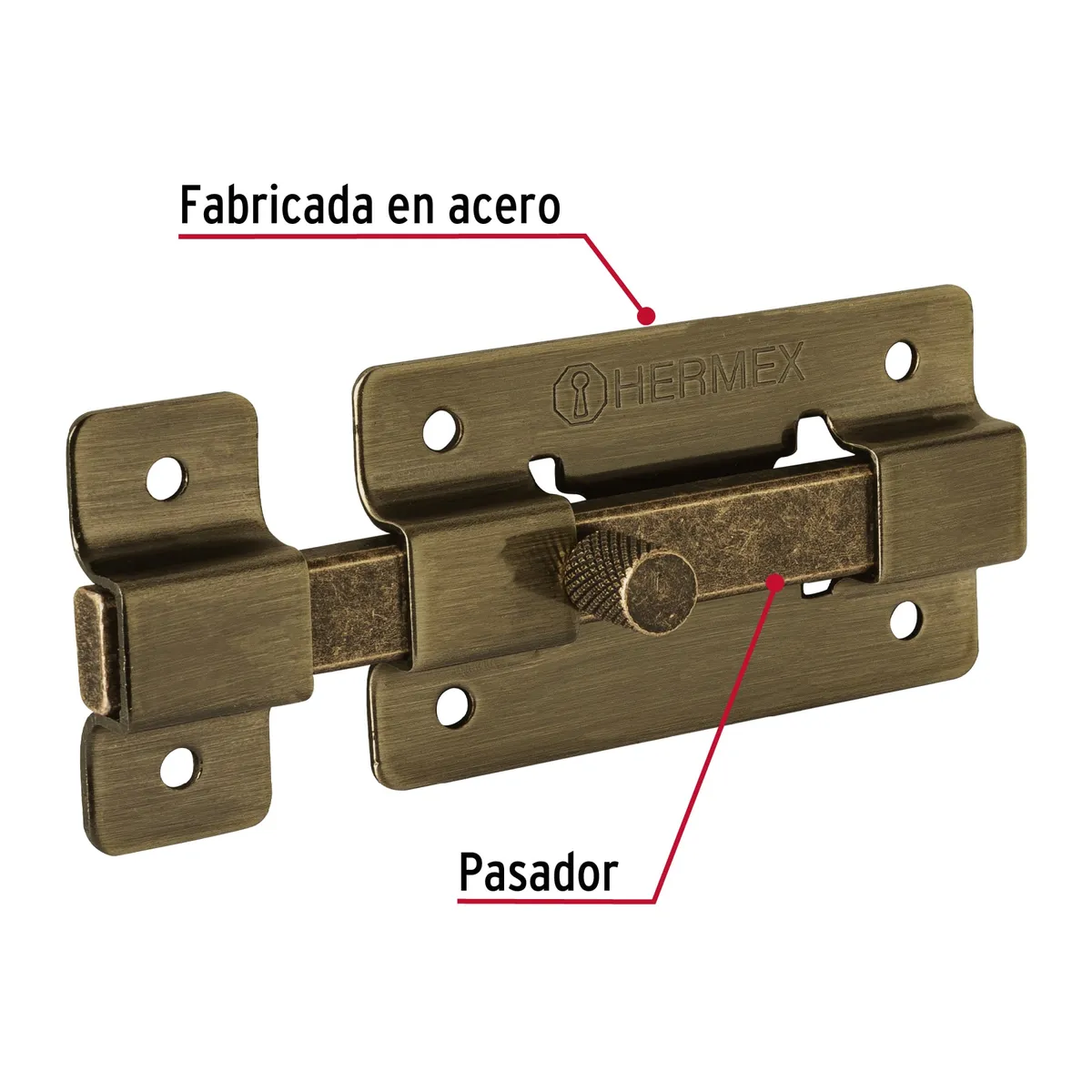 Pasador de Barra Plana 3" PAA-36 Truper - 47926
