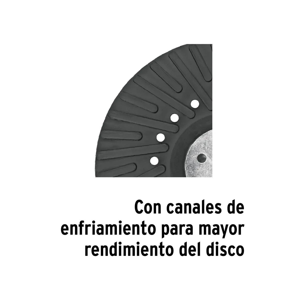 Respaldo para Disco de Lija Eje M14 de 4 1/2" Truper - 17275