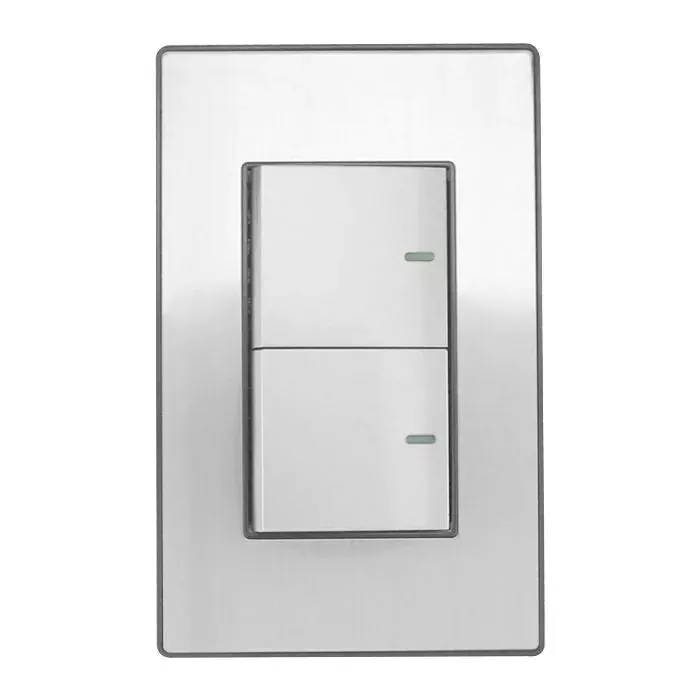Placa Córdoba con Apagador Doble SANTUL - 4635
