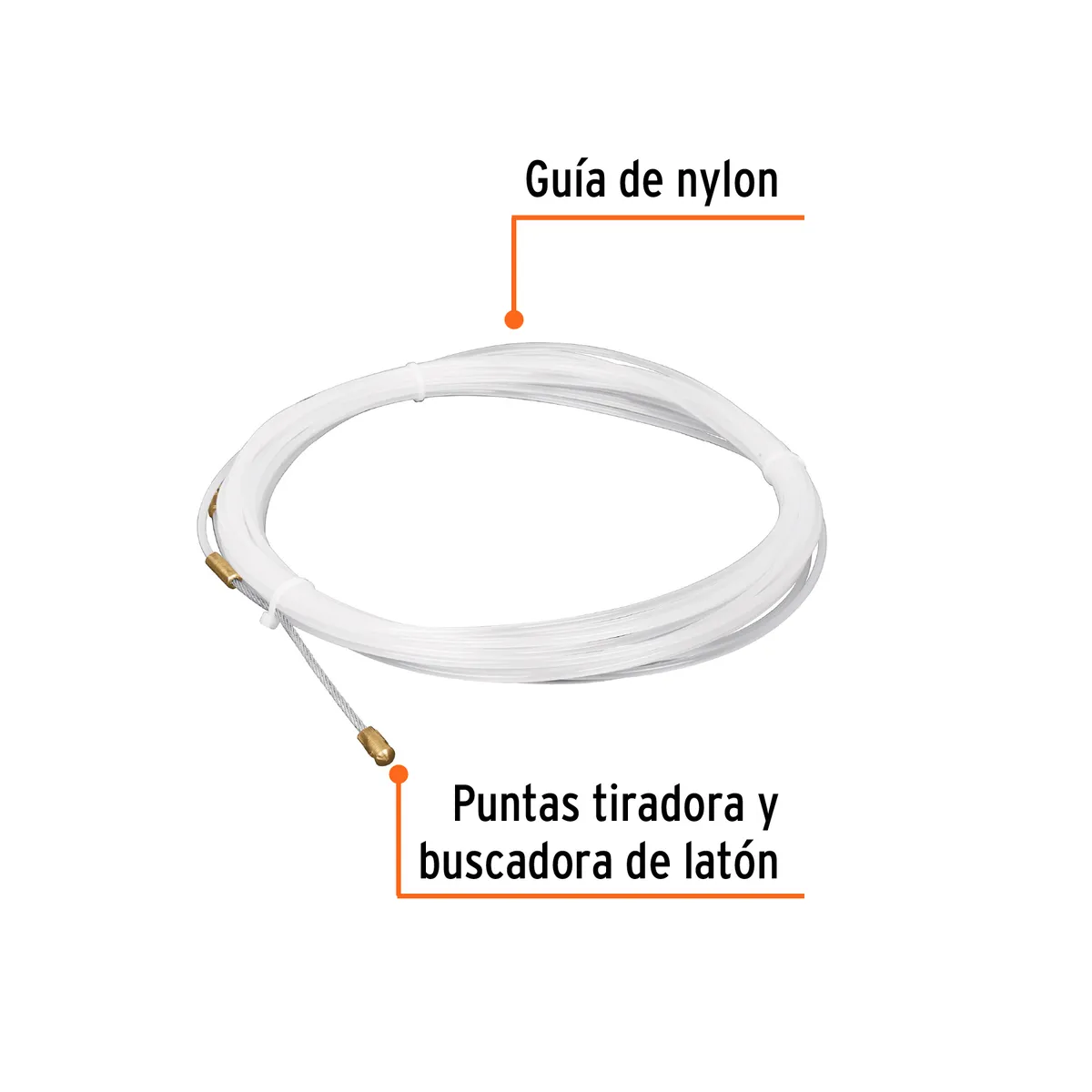 Guía de Nylon para Cable 10 m Truper - 17755
