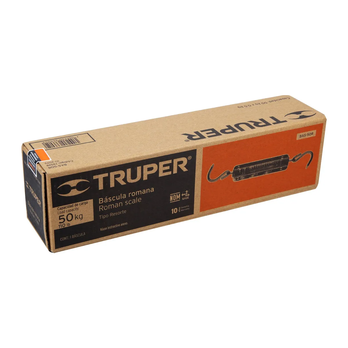 Báscula Romana de Resorte 50 kg Truper - 13519