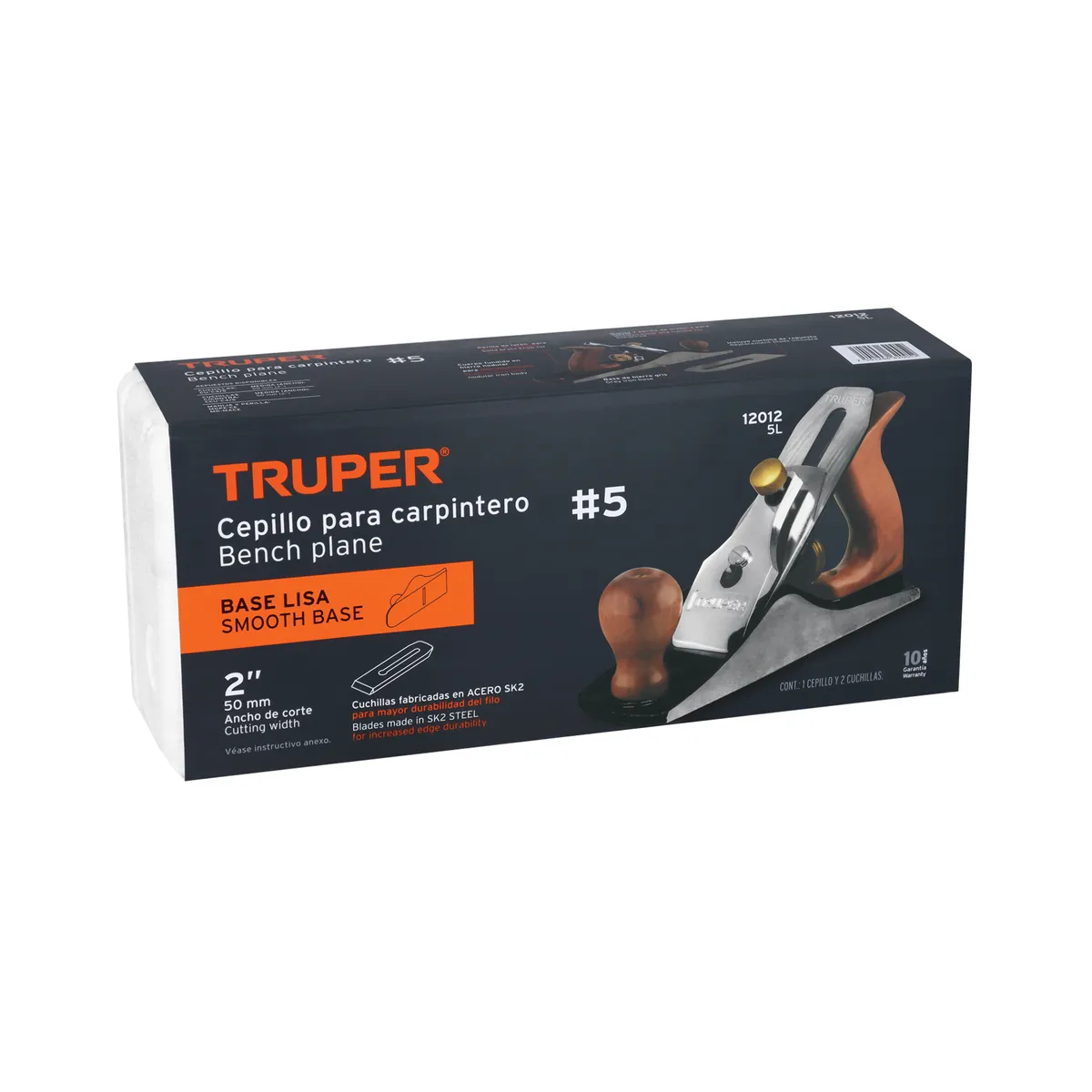 Cepillo Carpintero Base Lisa #5 Truper - 12012