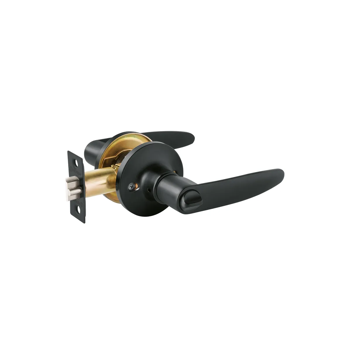 Cerradura de Manija Turín Cilindro Negro Truper - 49852