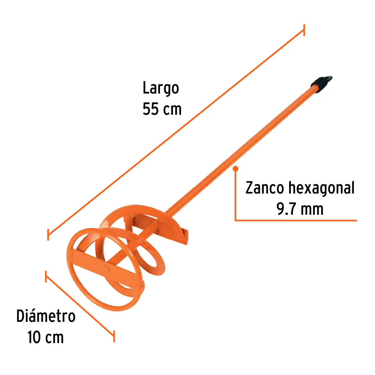 Revolvedor de Pintura 100 mm de Diámetro Truper - 15824