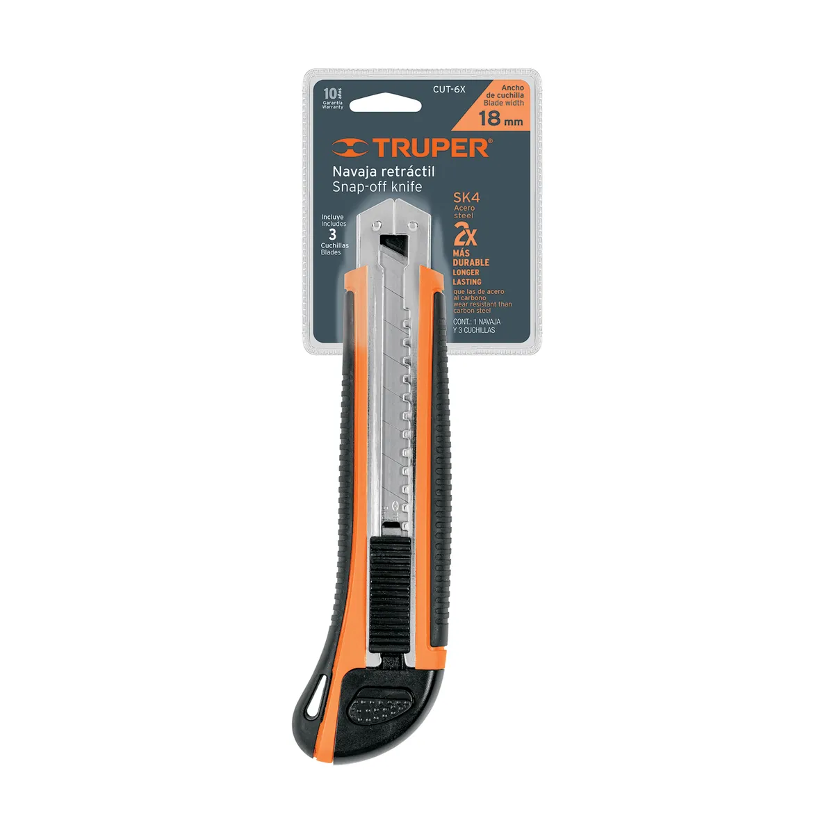 Navaja Retráctil Cutter CUT-6X Truper - 16977