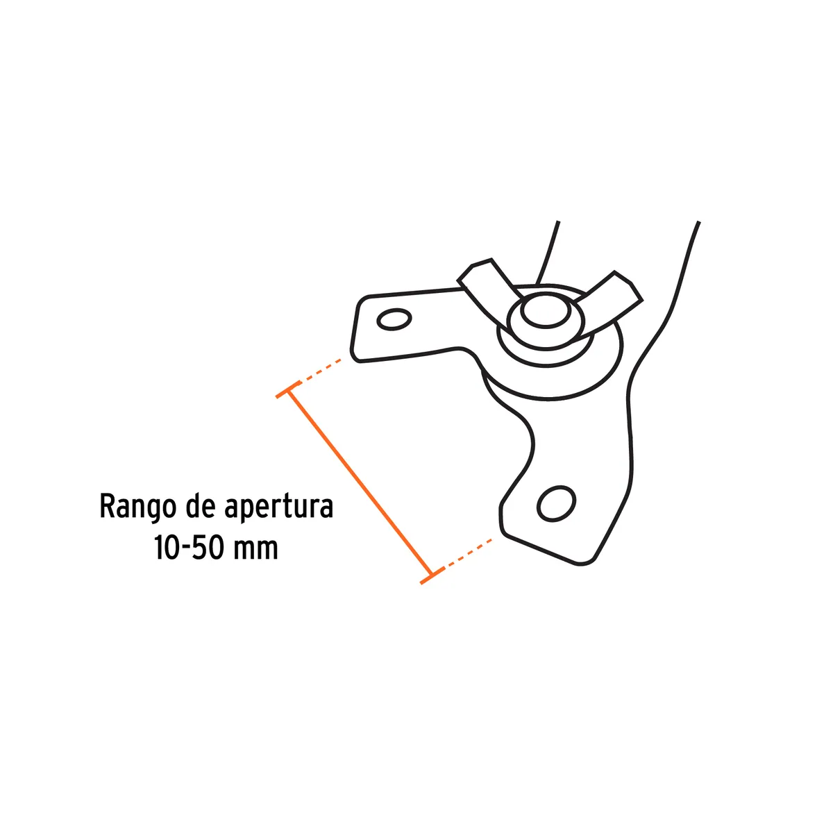 Llave de Repuesto Ajustable para Esmeril 4 1/2" Truper - 102999