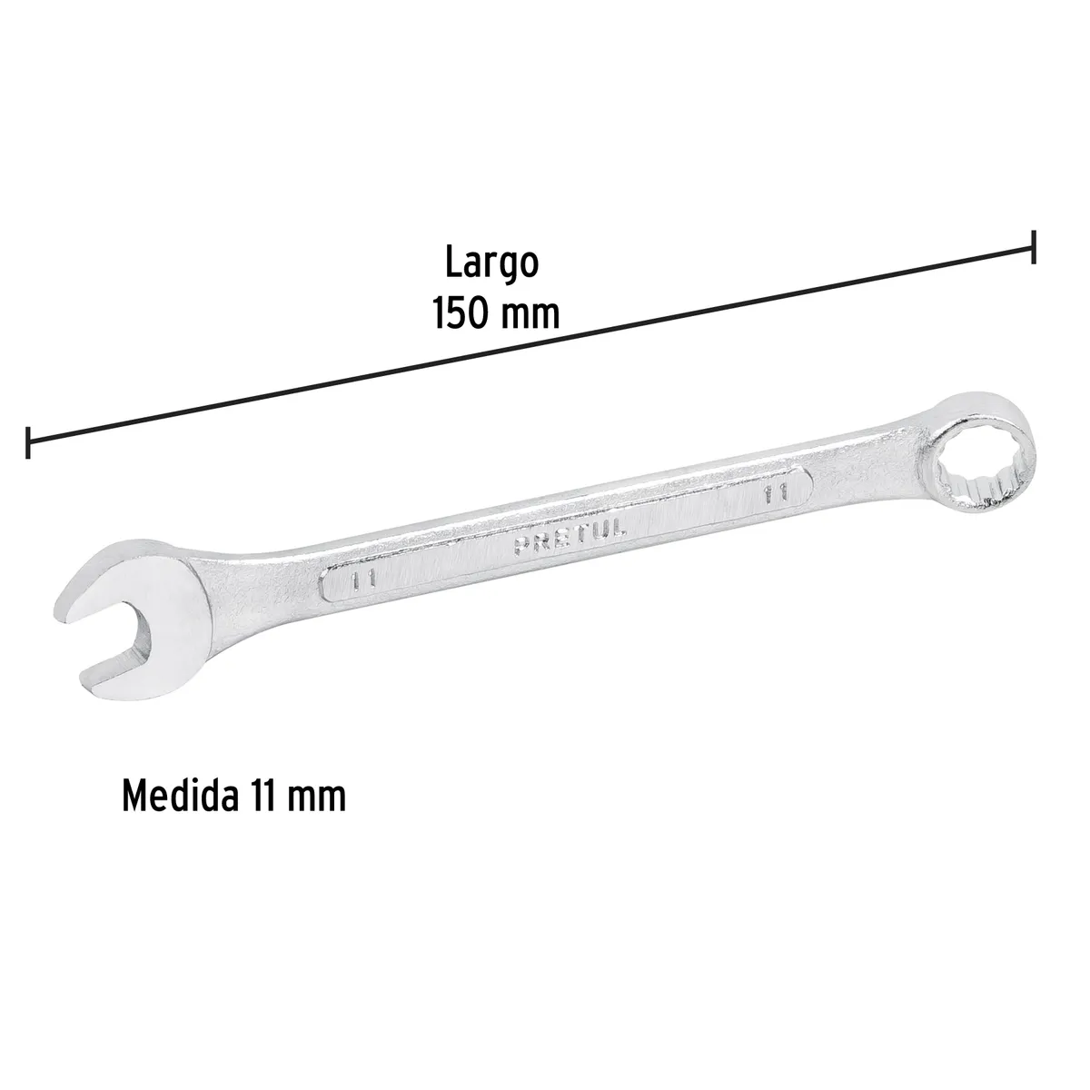 Llave Combinada 11 mm Pretul LL-2011MP - 21905