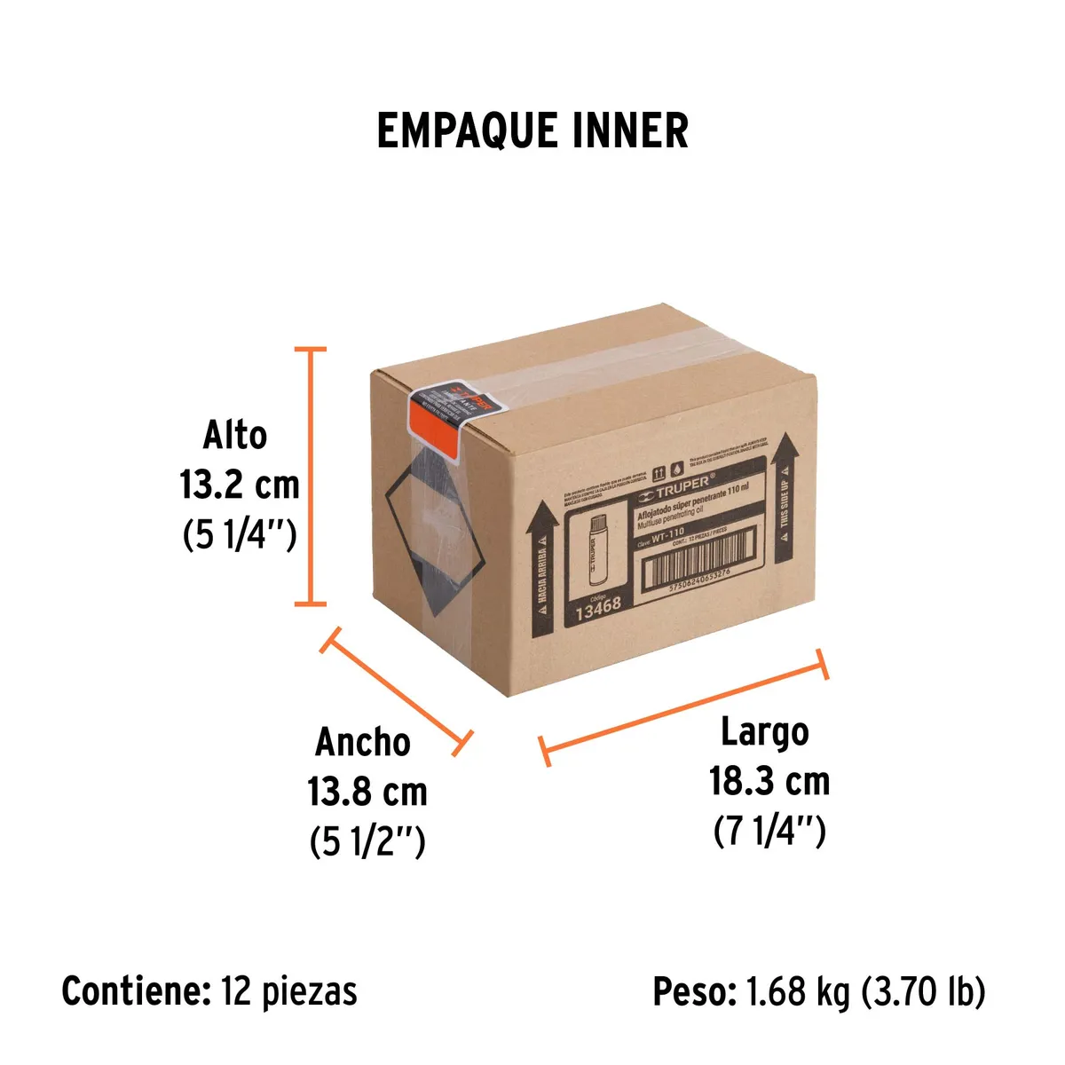 Lubricante Multiusos 110 ml Truper WT-110 - 13468