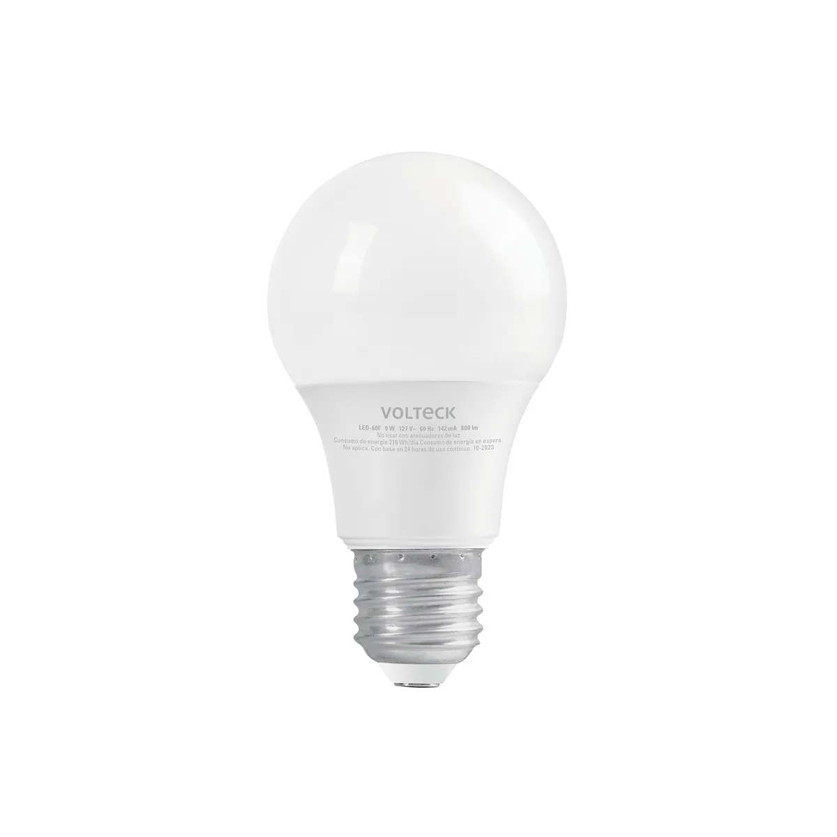 Foco LED 9 W (60 W) A19 6500 K 800 lm en Blíster Volteck - 46858