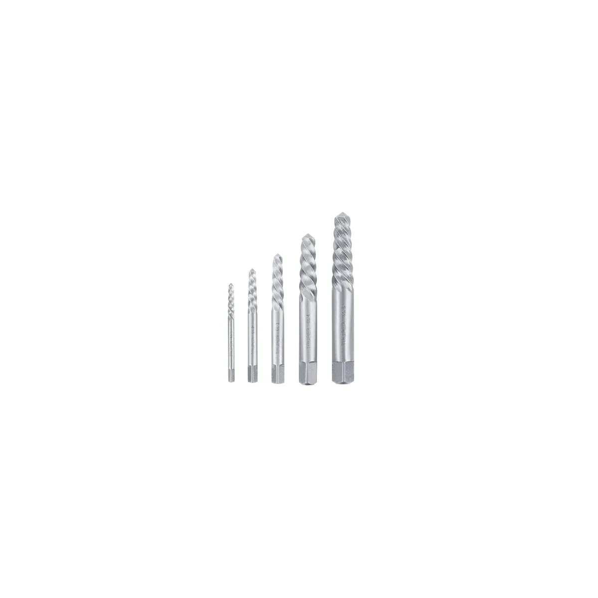 Juego con 5 Extractores de Tornillos Truper - 14512