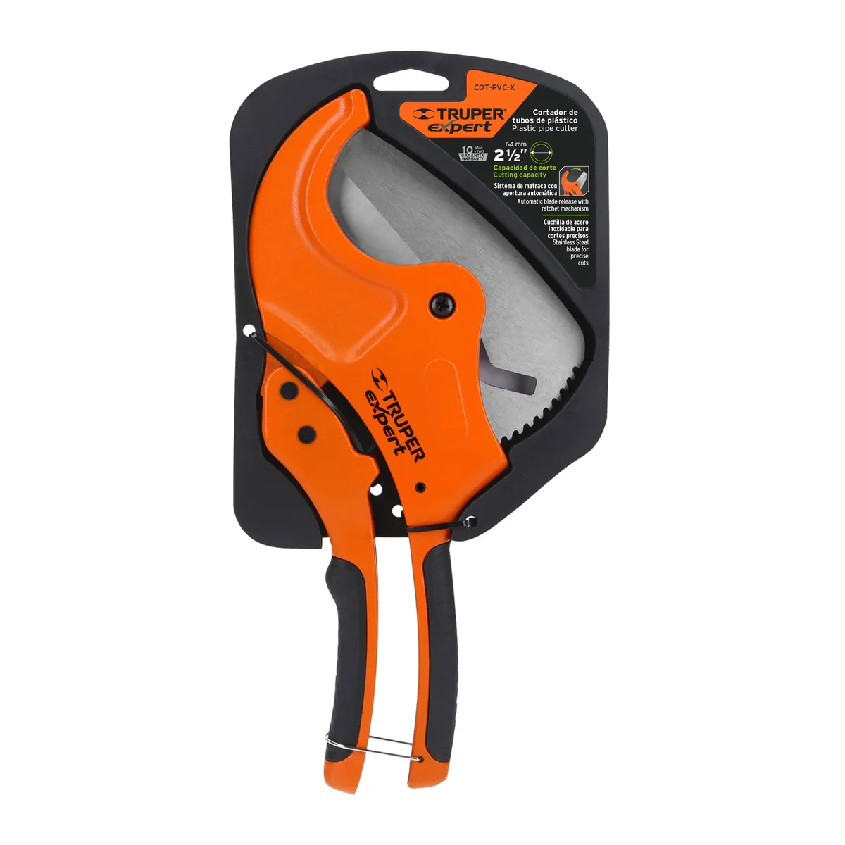 Cortador de Tubo Plástico 2 1/2" 65 mm Truper Expert - 12867