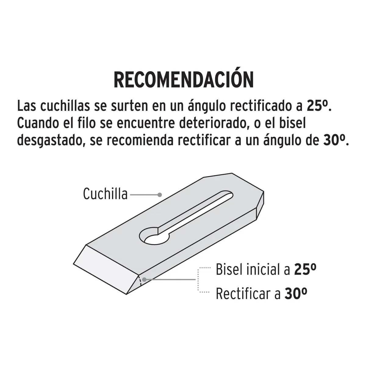 Cuchilla para Cepillo Carpintero #4 y #5 Truper - 12033