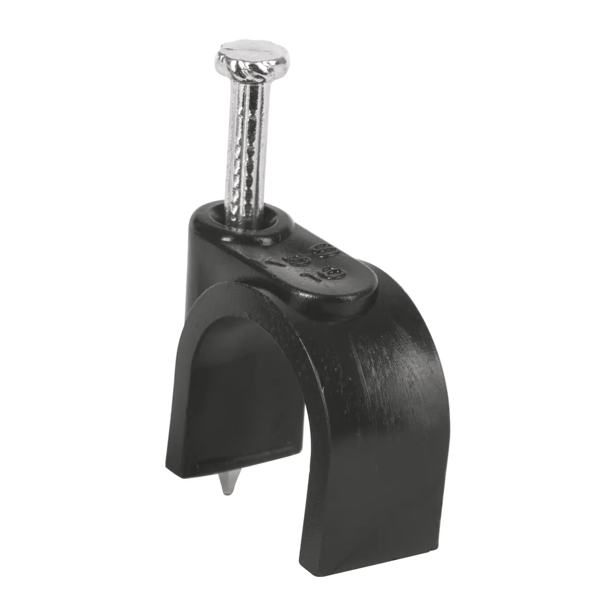 Bolsa con 20 Grapas Negras 16 mm para Cable Redondo Volteck - 48284