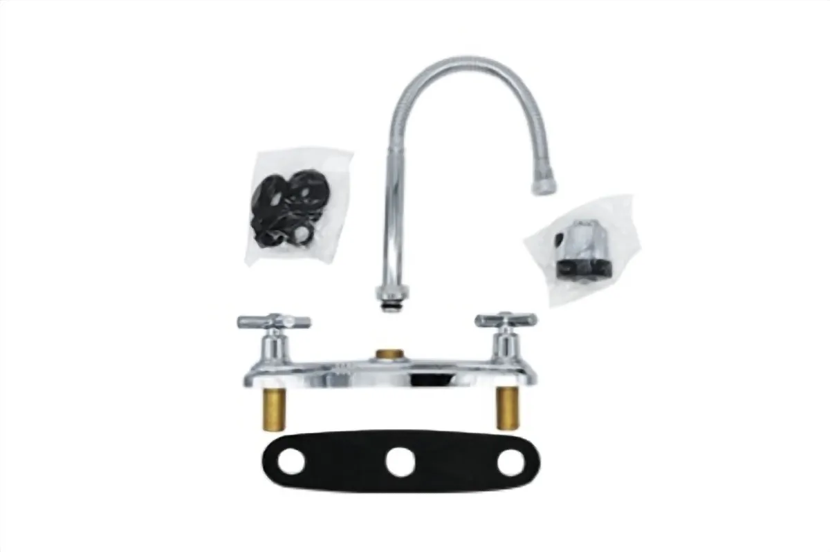 Mezcladora para Fregadero Cruceta con Cuello Flexible MEER - MZF8121FC