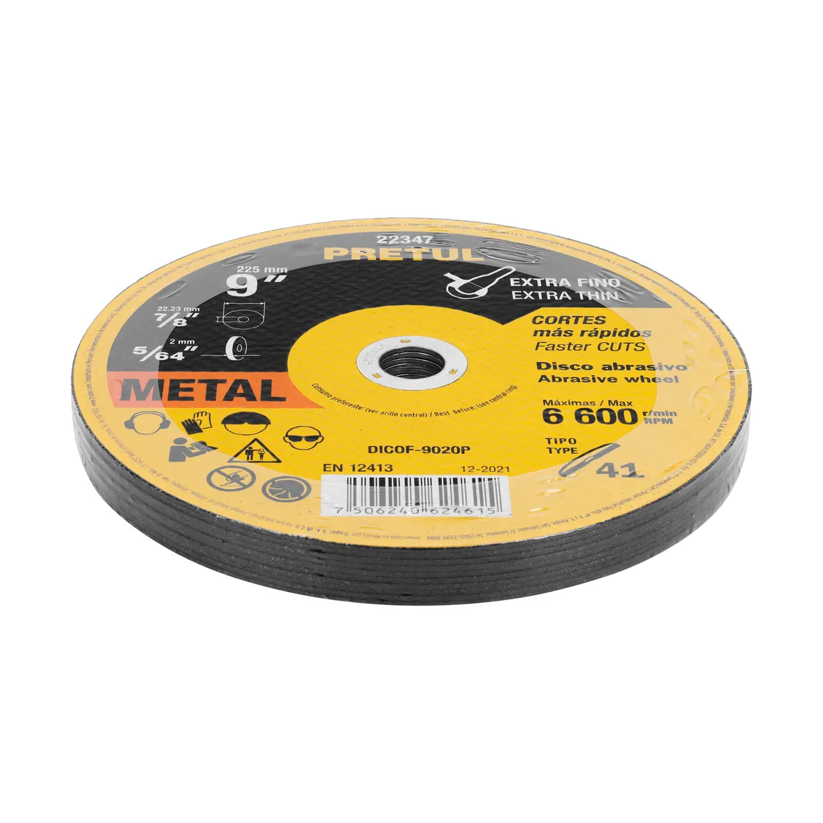 Disco Tipo 41 de 9" x 2 mm Pretul - 22347