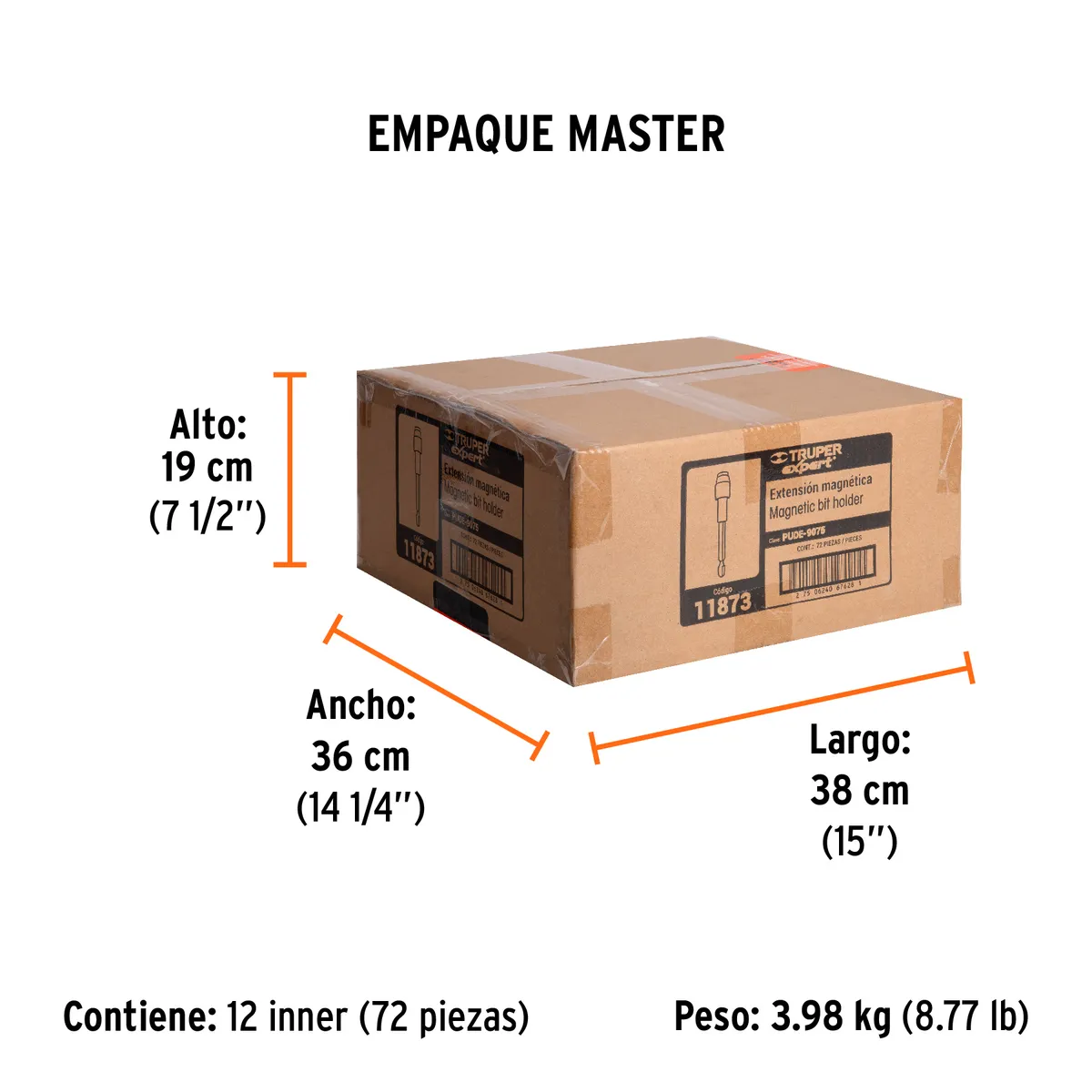Extensión Magnética para Puntas de Cambio Rápido 3" Truper - 11873