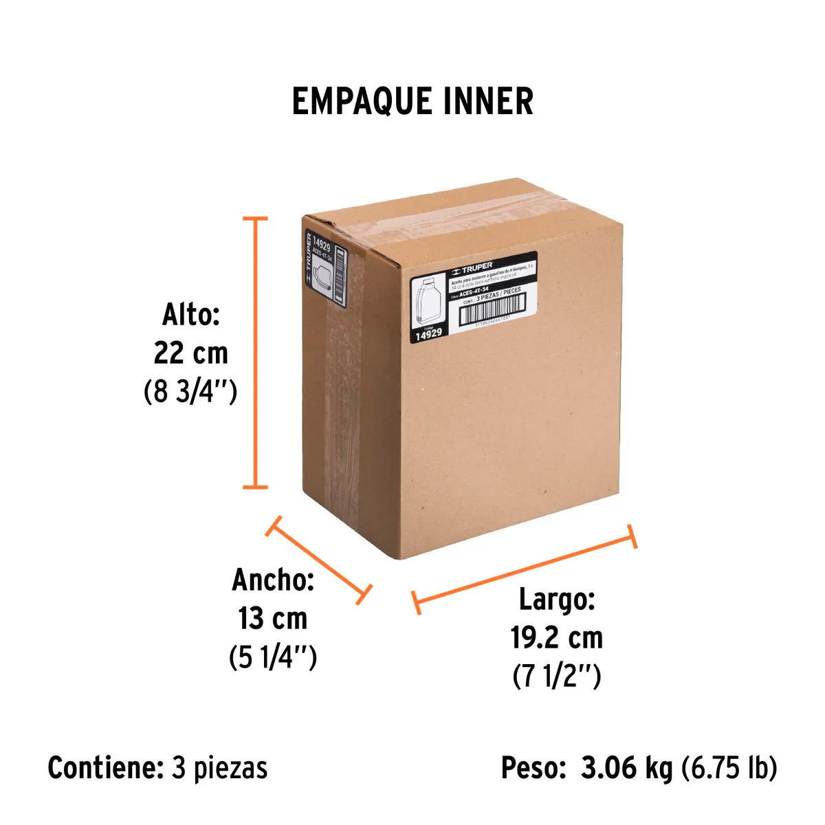 Aceite Semisintético 4 Tiempos 1 Litro Truper - 14929