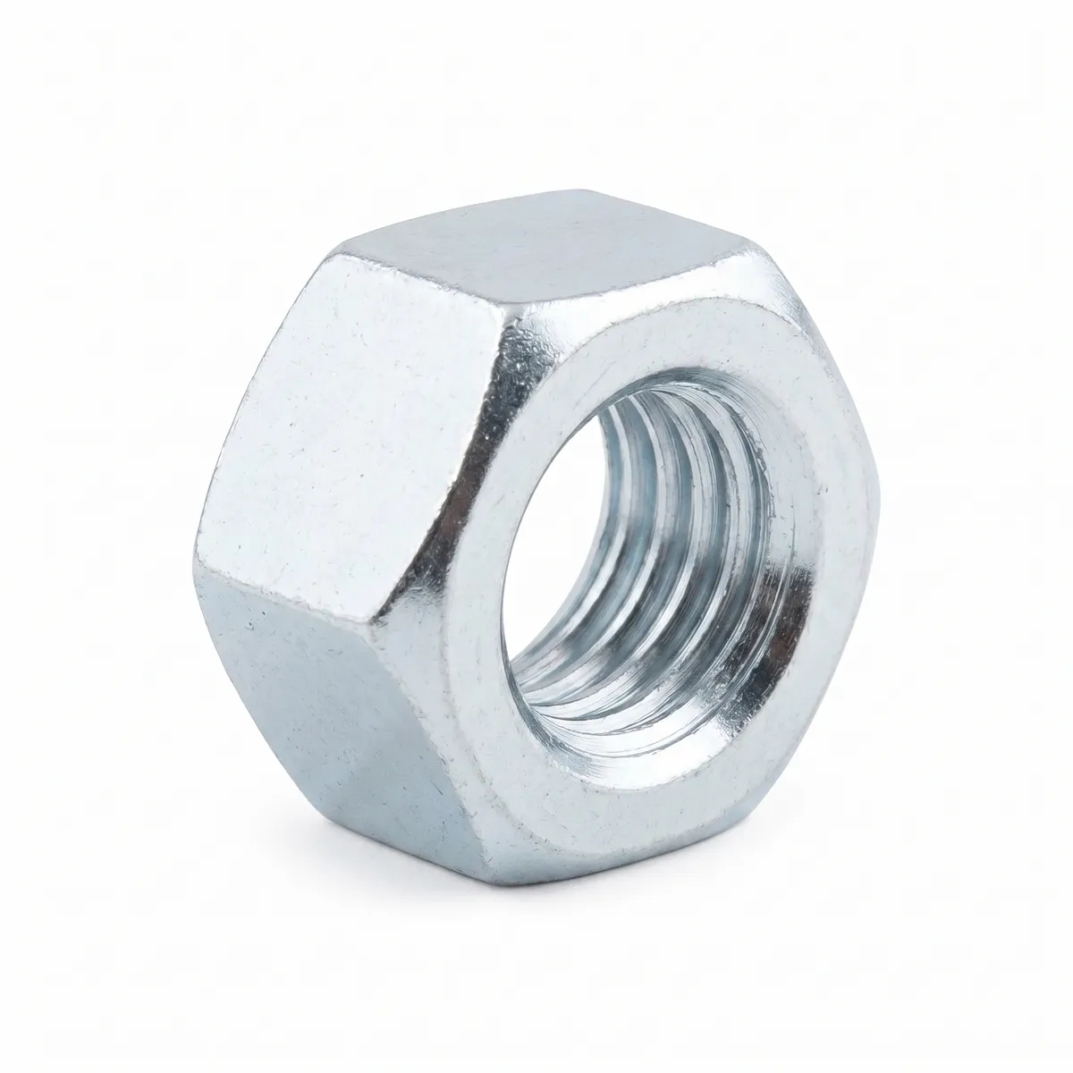 Tuerca Hexagonal Liviana Galvanizada 5/16 NC (Bolsa 100 pzs)
