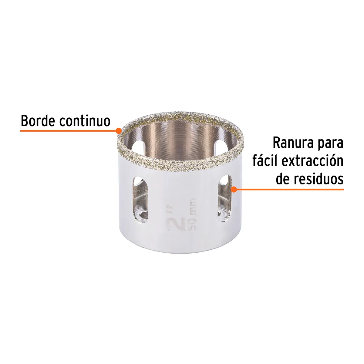 Brocasierra de Diamante Borde Continuo 2" Truper - 17132