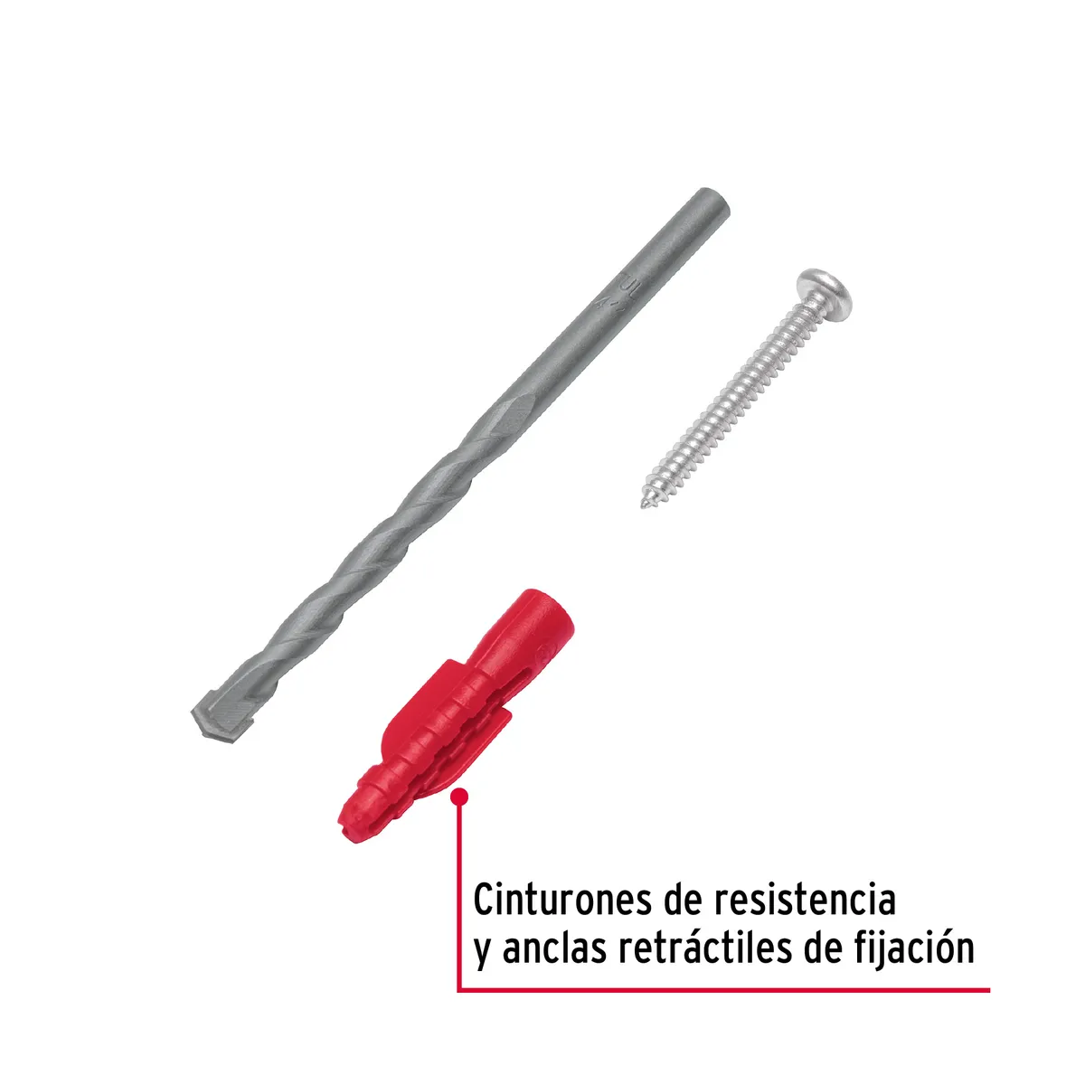 Kit de 20 Taquetes 1/4" con Pija #8 y Broca 1/4" Truper - 40159