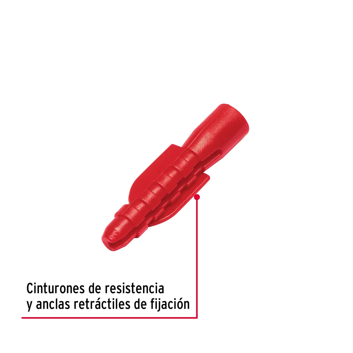 Bolsa con 50 Taquetes de Plástico 1/4" Fiero - 44199