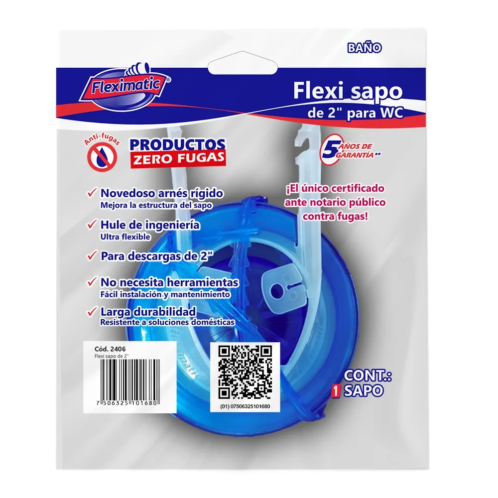 Sapo Flexible de 2" Fleximatic - 2406