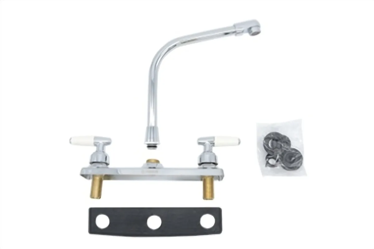 Mezcladora para Fregadero Cuello Cobra Pirulí Blanca MEER - MZF814