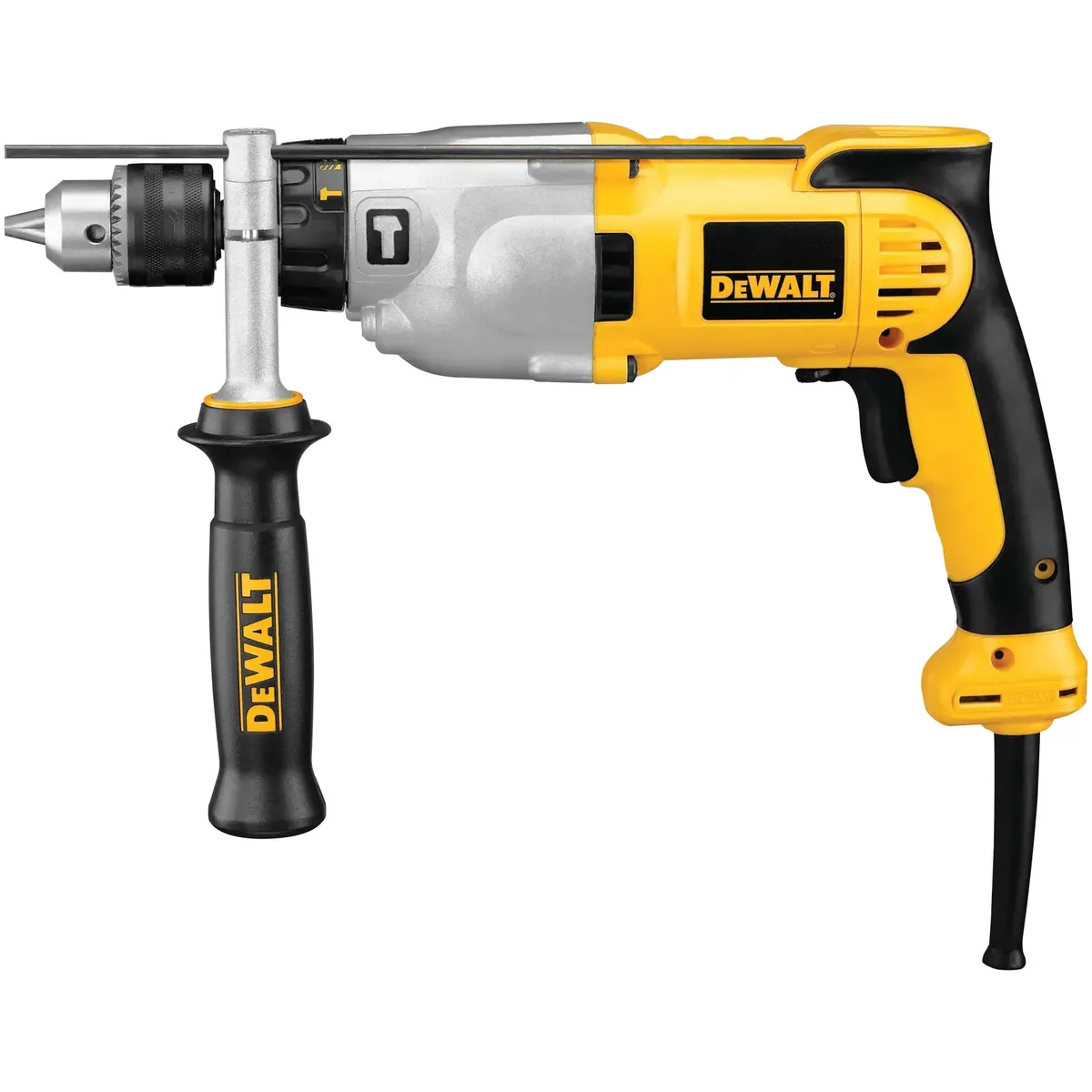 Taladro Rotomartillo DEWALT 1100W 1/2" (13 mm) con Cable DWD520K