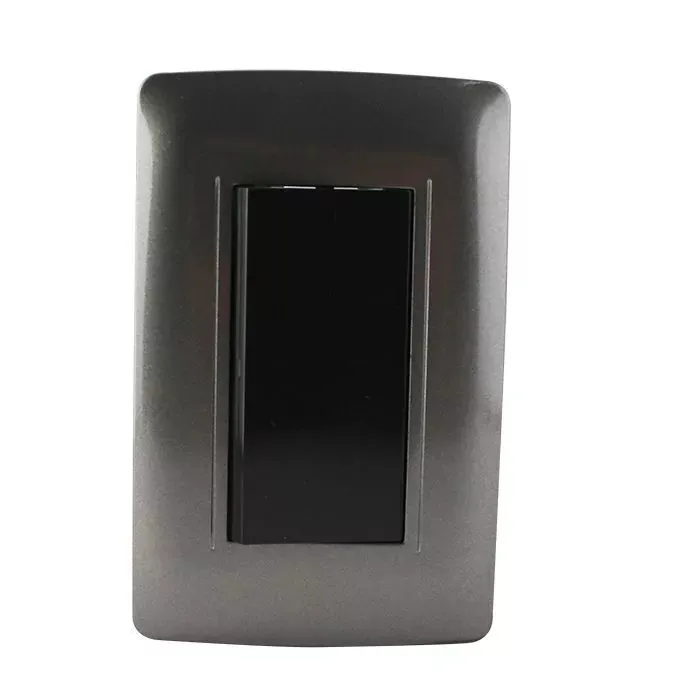 Placa Graphite con Apagador Sencillo Santul - 4501