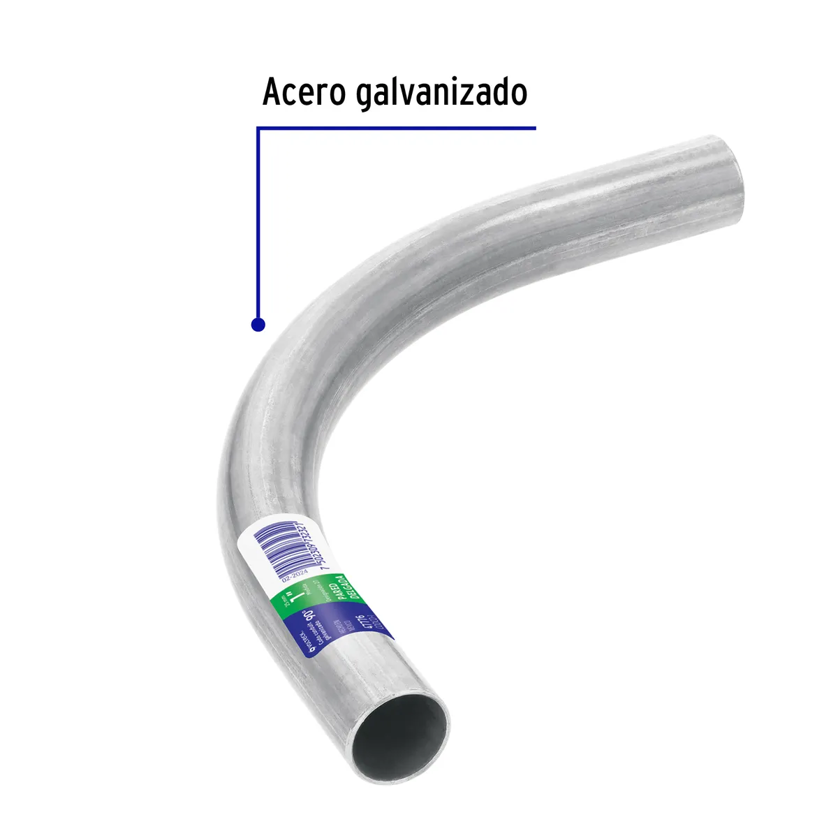 Codo Conduit 90° 1" Pared Delgada (1.6 mm) Truper - 47776