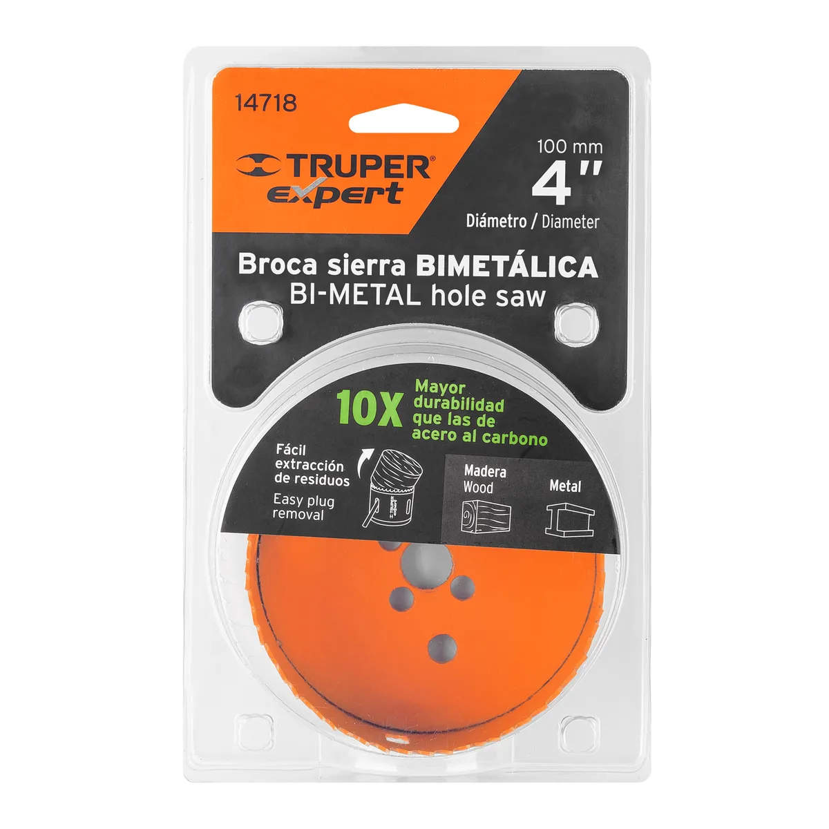 Brocasierra Bimetálica 4" Truper - 14718