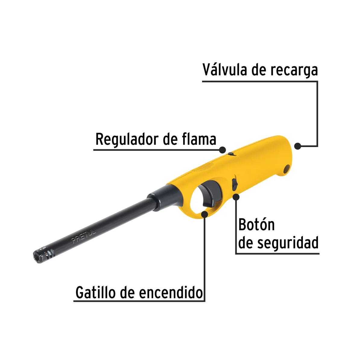 Encendedor Multiusos Recargable 27 cm Pretul - 25130