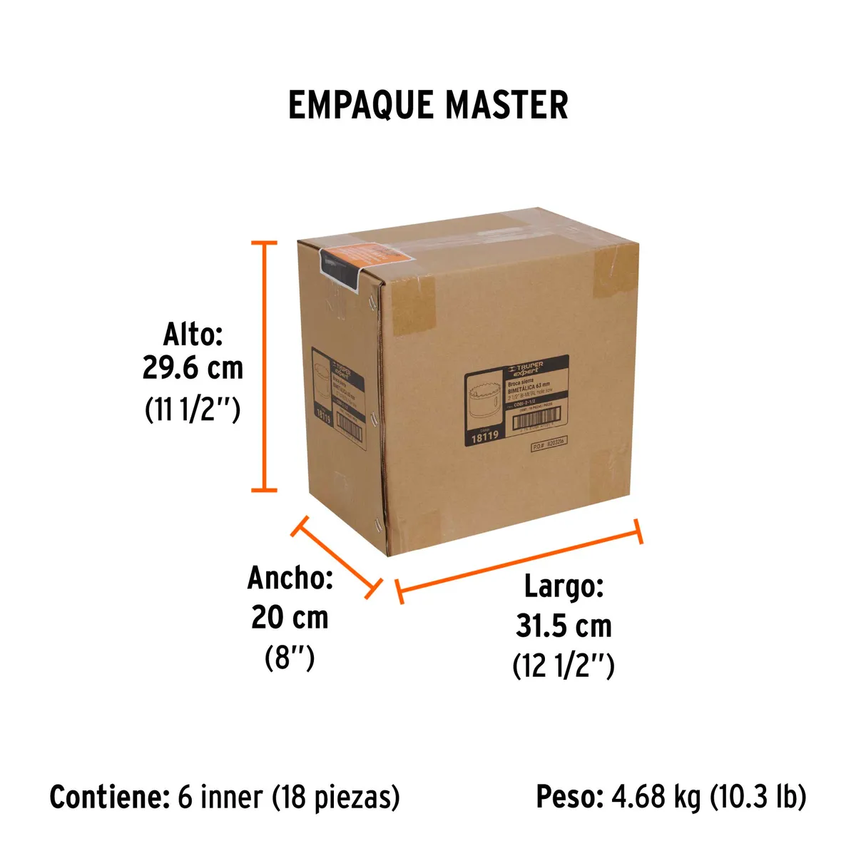 Brocasierra Bimetálica Truper Expert 2 1/2" - 18119