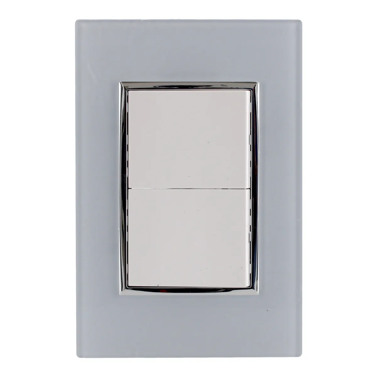 Placa Venecia Blanco con Apagador Doble Santul - 4475
