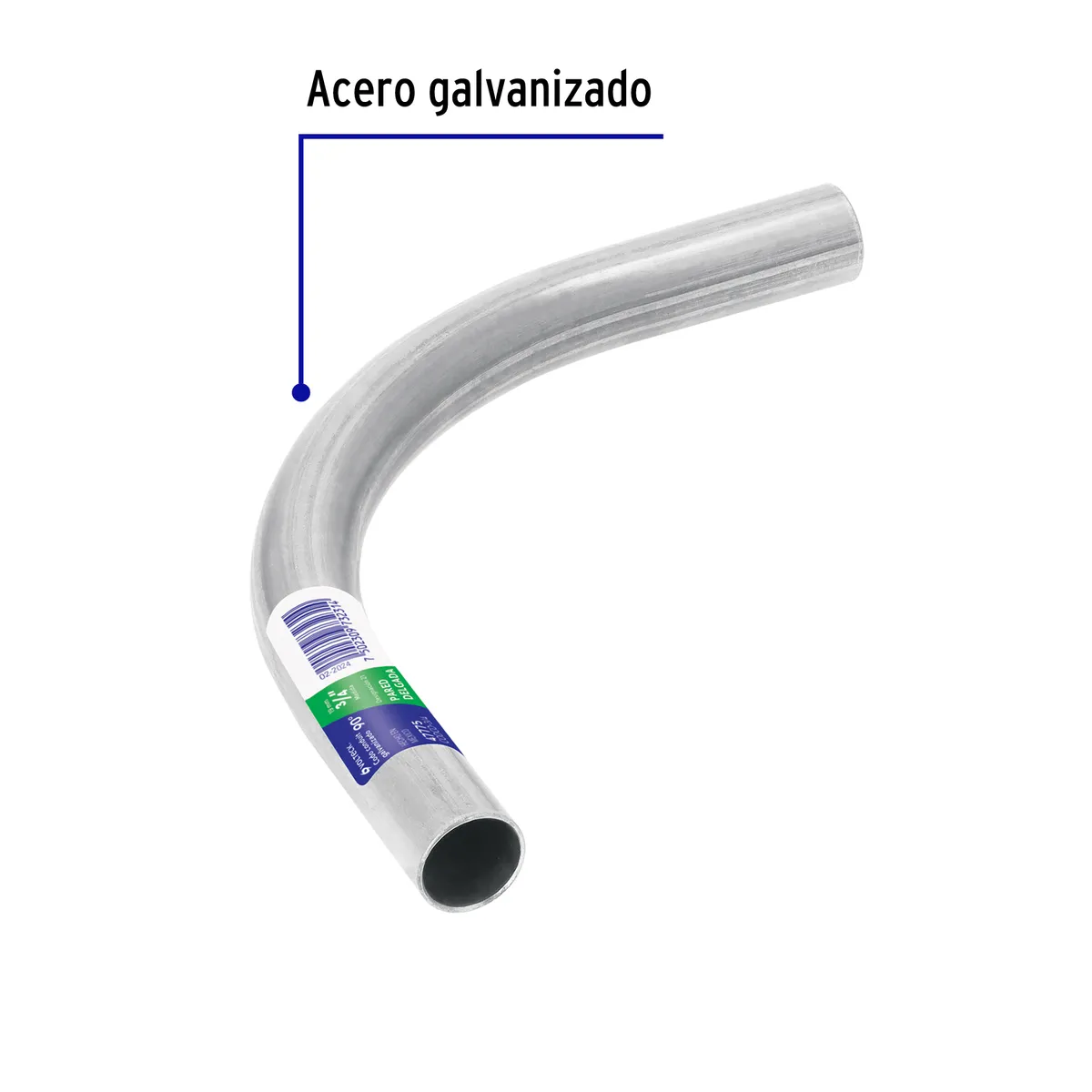 Codo Conduit 90° 3/4" Pared Delgada (1 mm) Truper - 47775