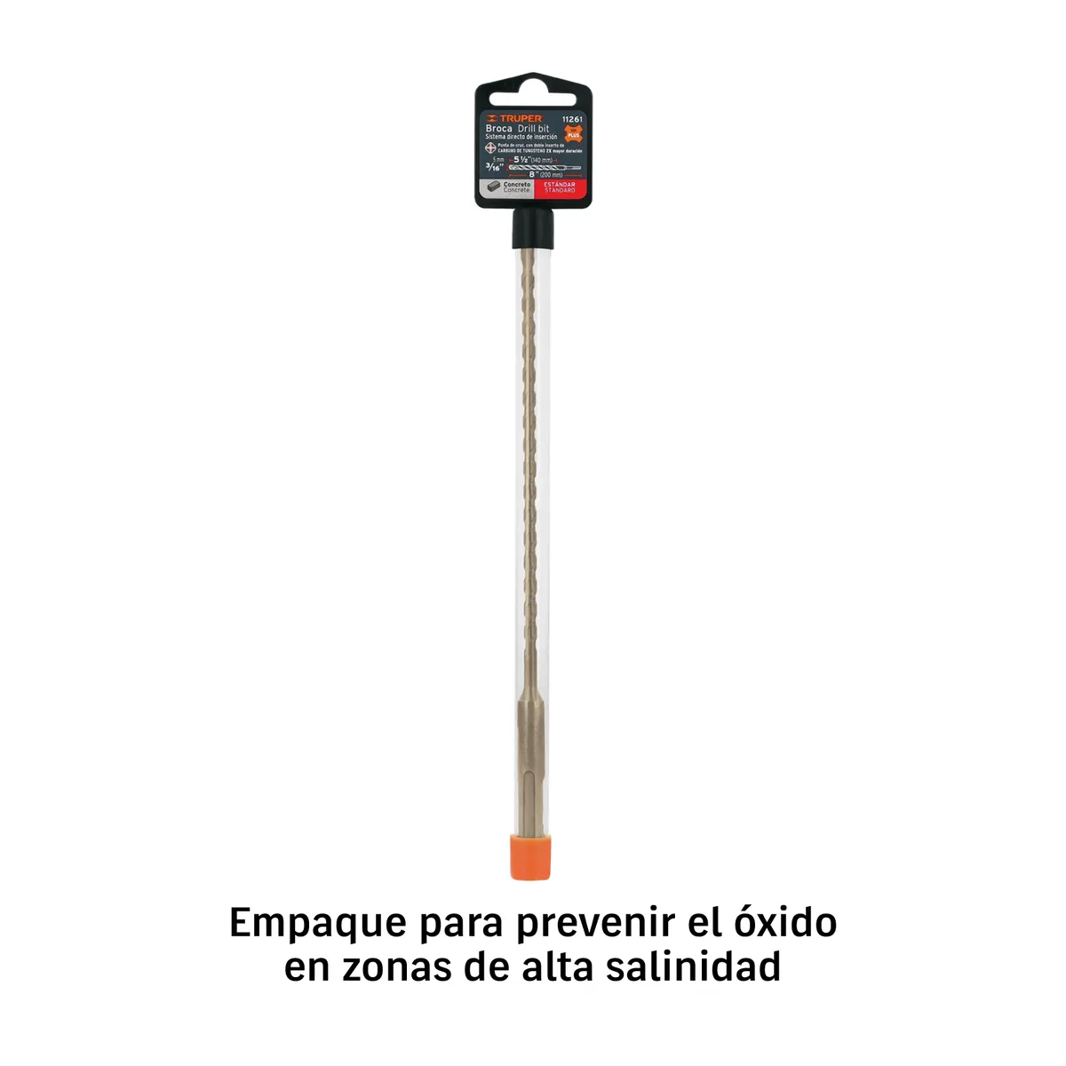 Broca SDS Plus 3/16" x 8" Truper - 11261
