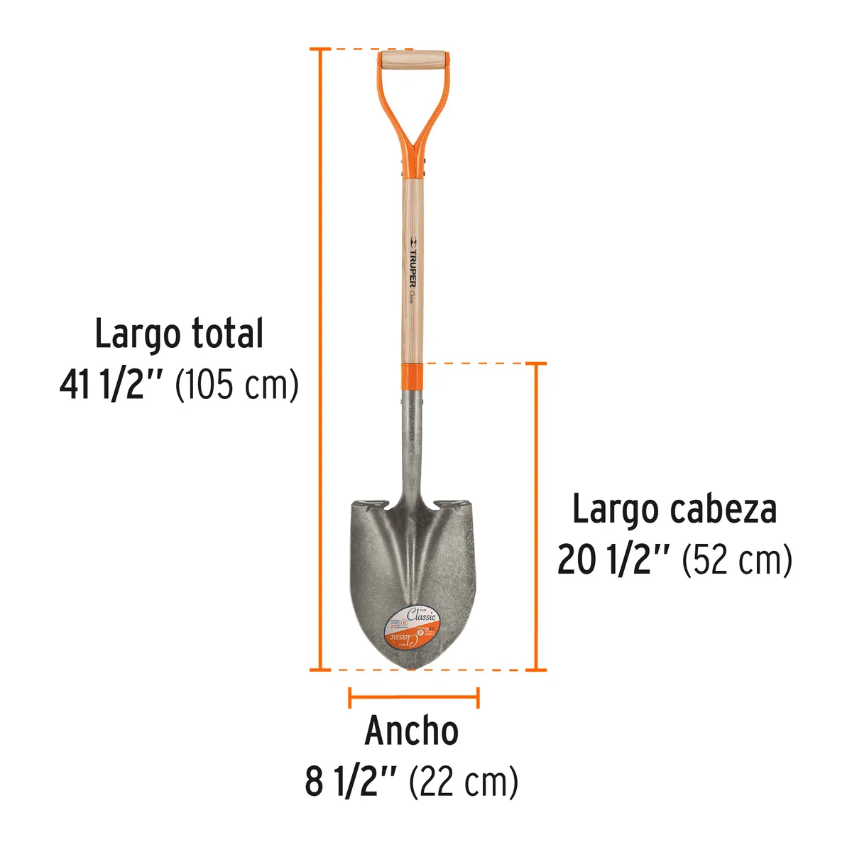 Pala Redonda Puño Y Truper PRY - 17154