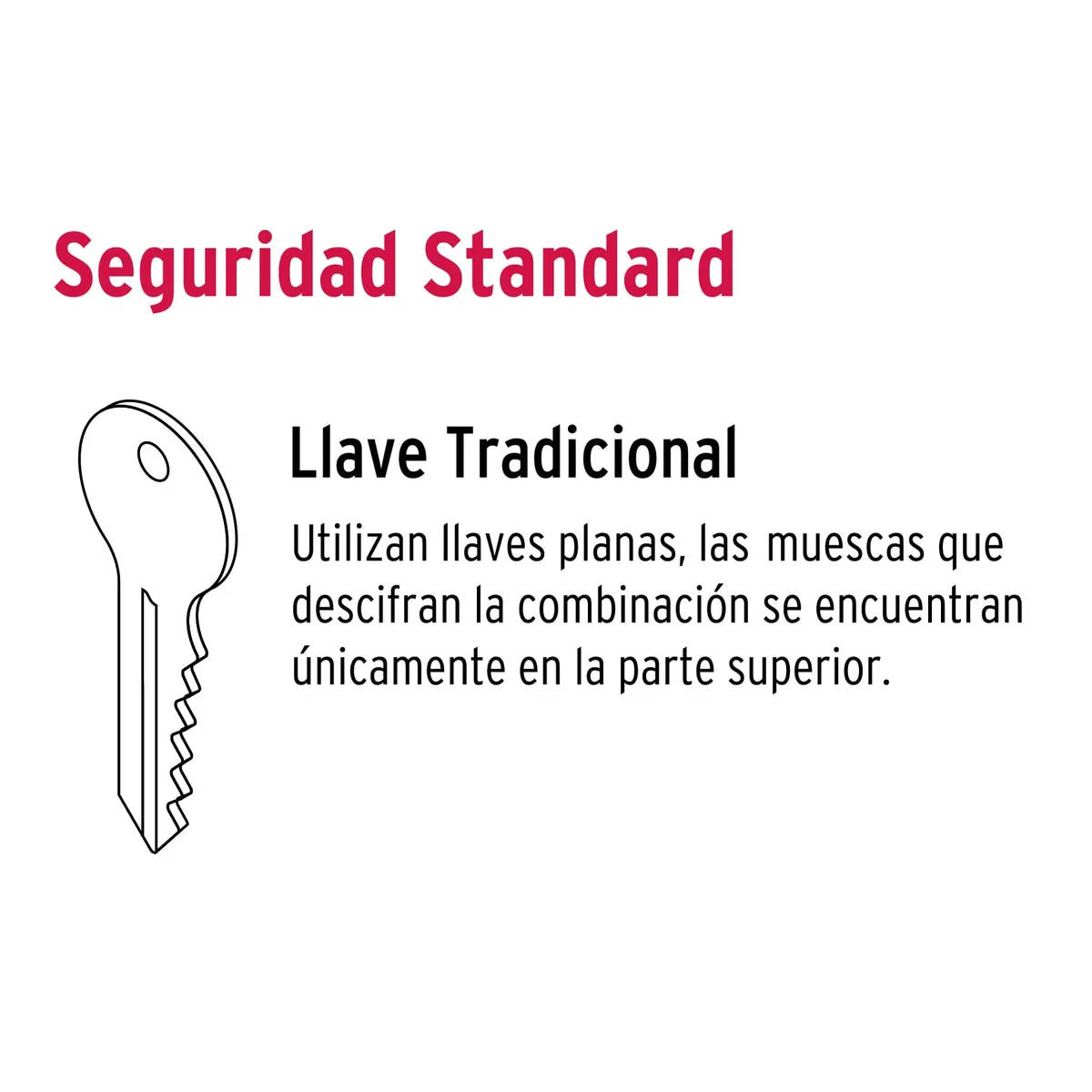 Cerradura de Sobreponer para Puerta Corrediza Izquierda Truper - 43495