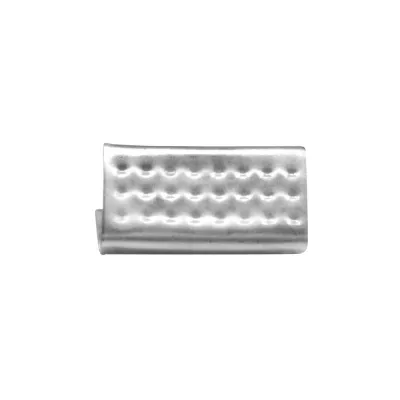 Sello para Fleje 1/2" Abierto Punteado Gimbel - Paquete de 100 Piezas
