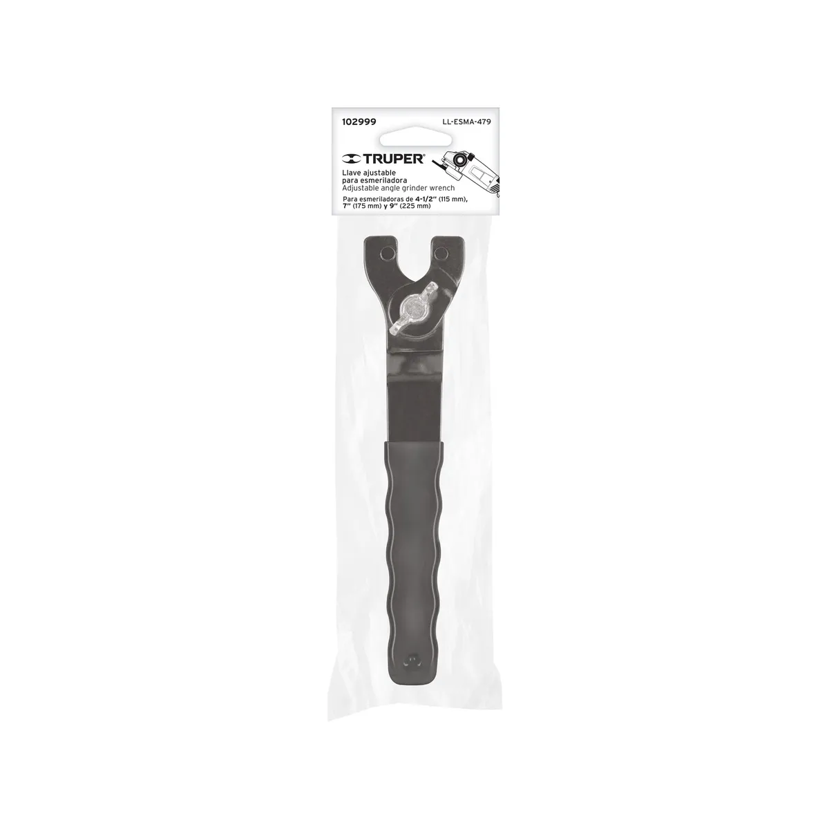 Llave de Repuesto Ajustable para Esmeril 4 1/2" Truper - 102999