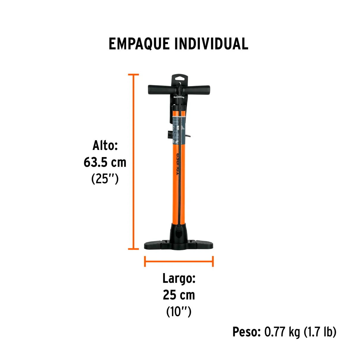 Bomba para Inflar 100 PSI BOM-TR Truper - 14863