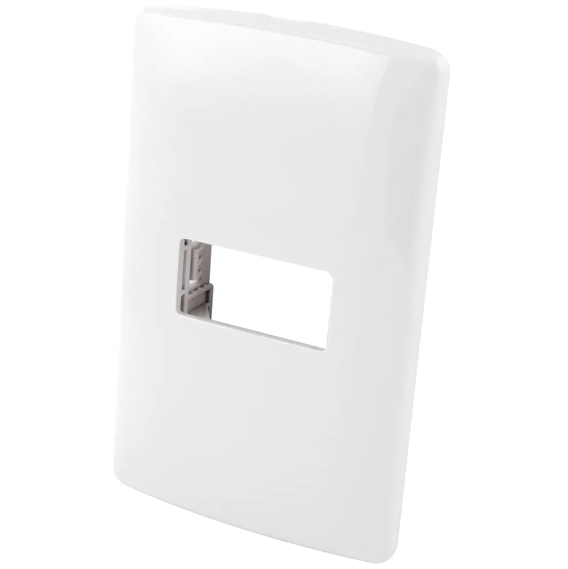 Placa Ciega de Plástico ABS Blanca AKSI - 118310