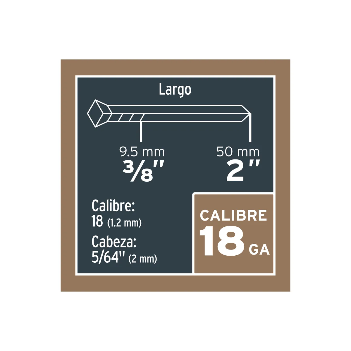 Clavadora Neumática Profesional Calibre 18 Truper - 13180