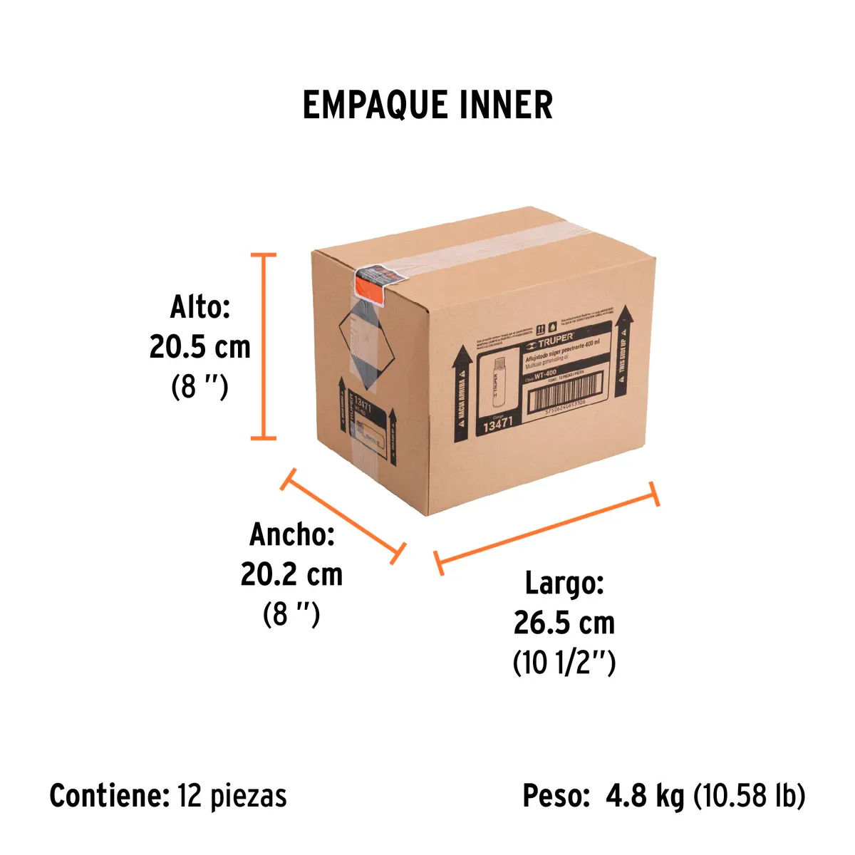 Lubricante Multiusos en Aerosol 400 ml (14 oz) Truper - 13471