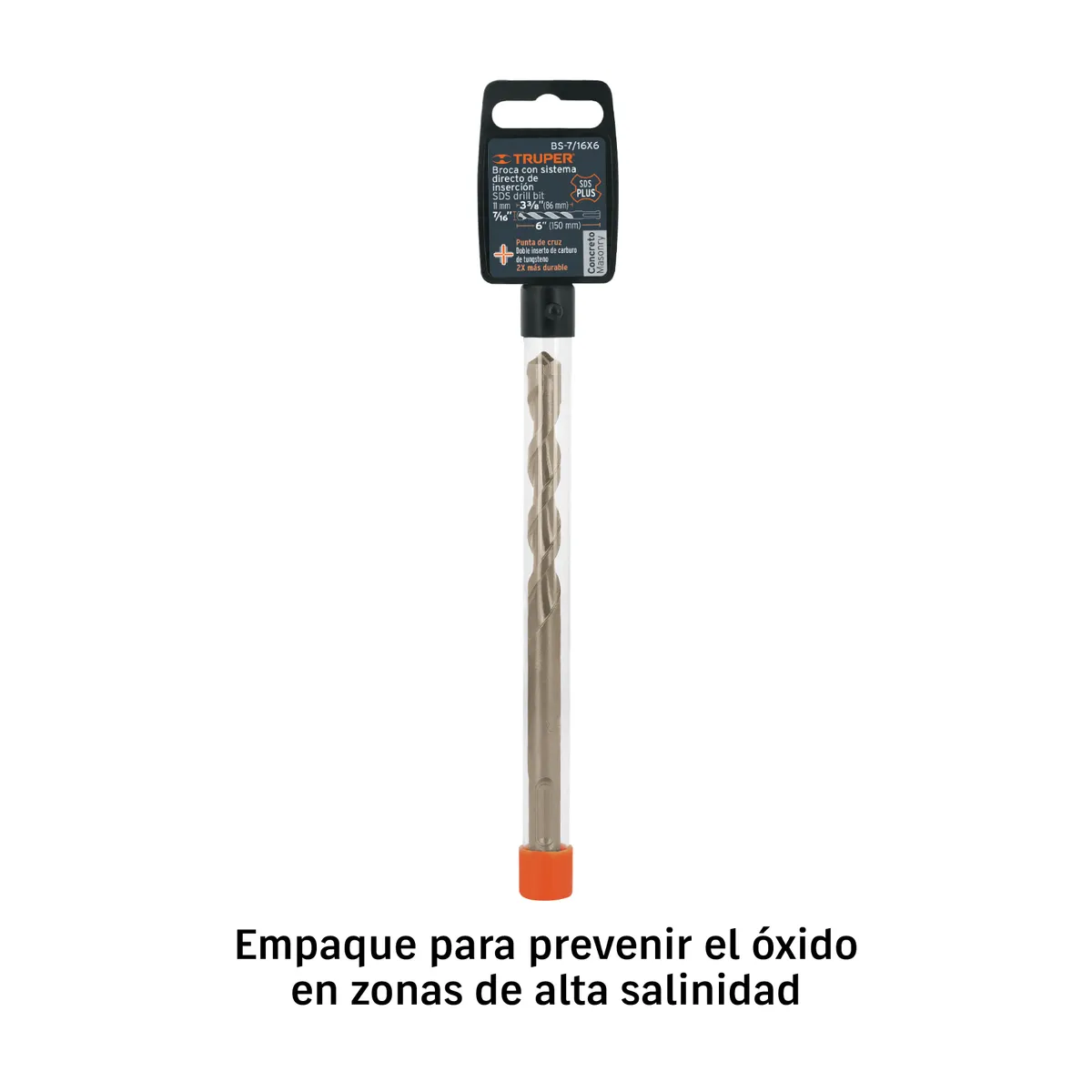 Broca SDS Plus 7/16" x 6" Truper - 11278